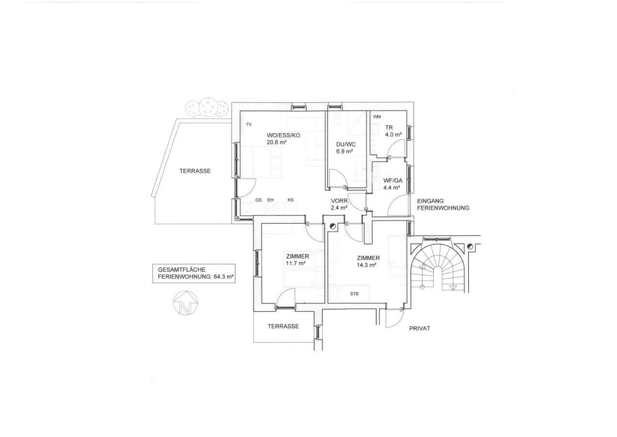 Ferienwohnung Daerflihof Бартоломеберг Экстерьер фото